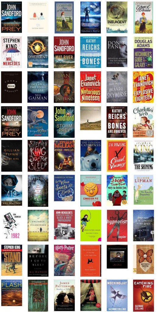 Covers of books I have read recently