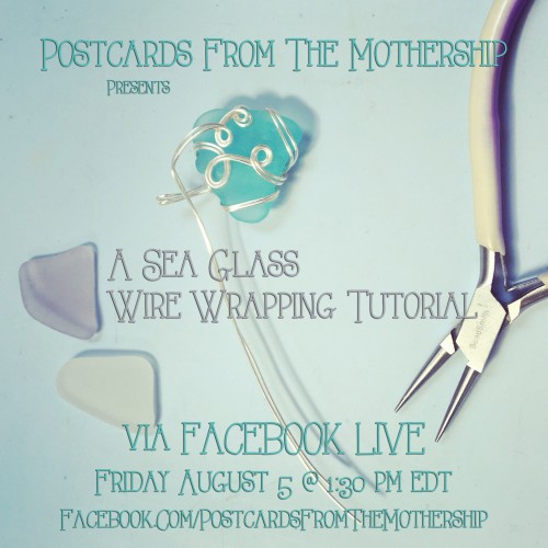 seaglass wrapping FB live