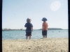 Toddlers on the beach
